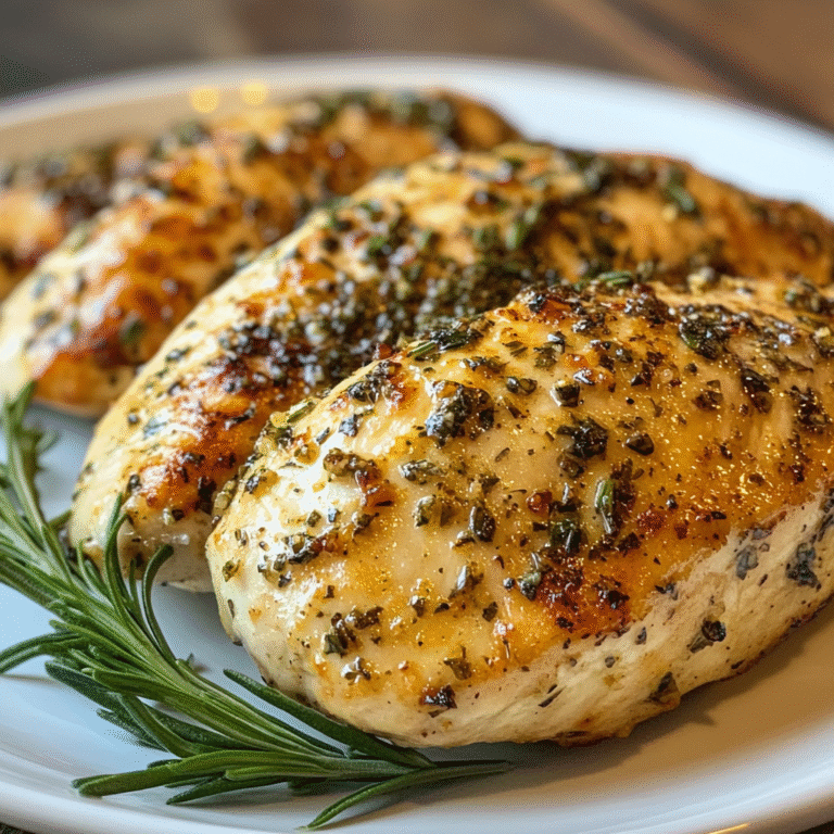 Air Fryer Garlic Herb Chicken Breast