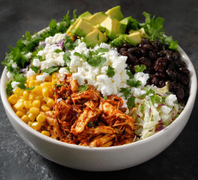 BBQ Chicken Cottage Cheese Bowl