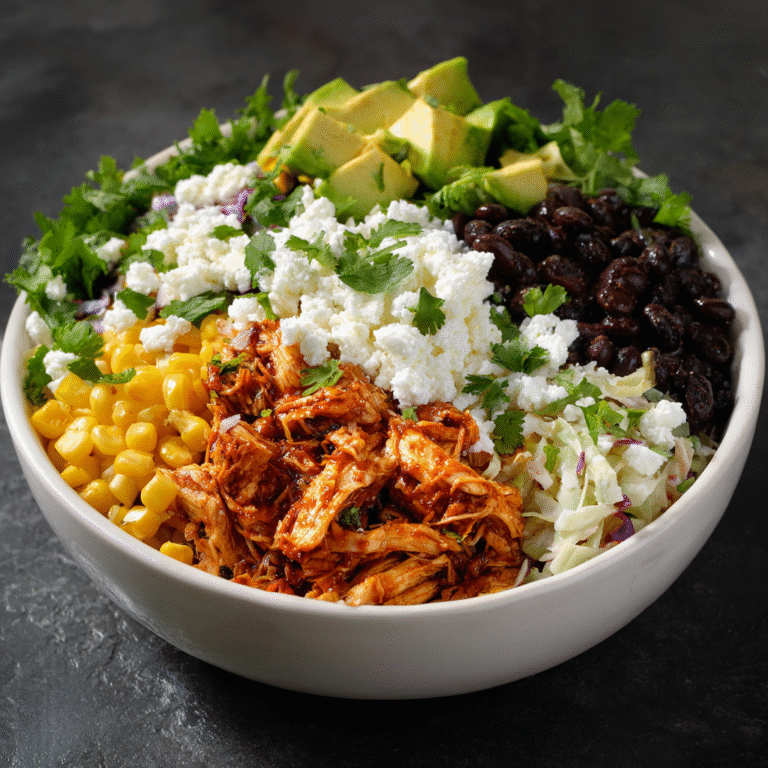 BBQ Chicken Cottage Cheese Bowl