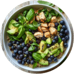 Blueberry Quinoa Salad