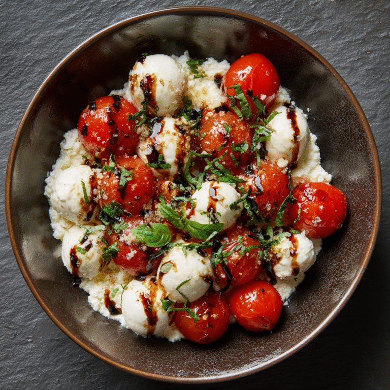 Caprese Cottage Cheese Bowl