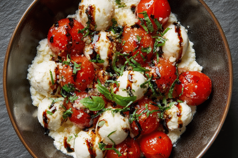 Caprese Cottage Cheese Bowl