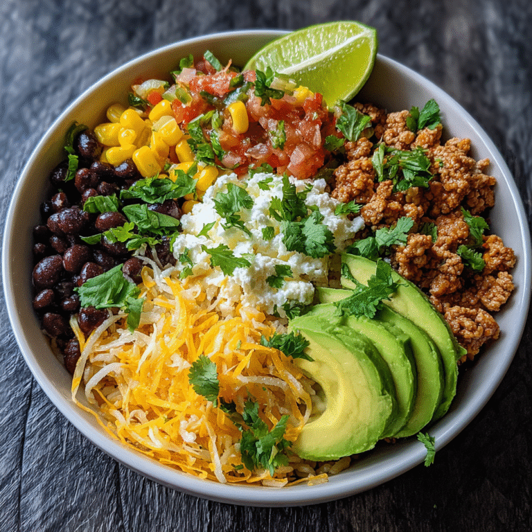Turkey Taco Cottage Cheese Bowl